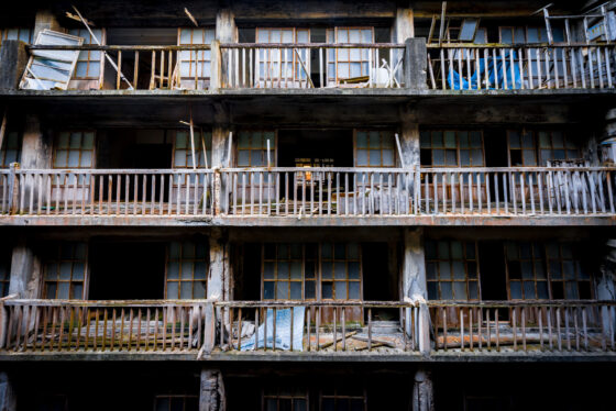 abandoned, apartment, gunkanjima, haikyo, japan, japanese, kyushu, nagasaki, ruin, urban exploration, urbex