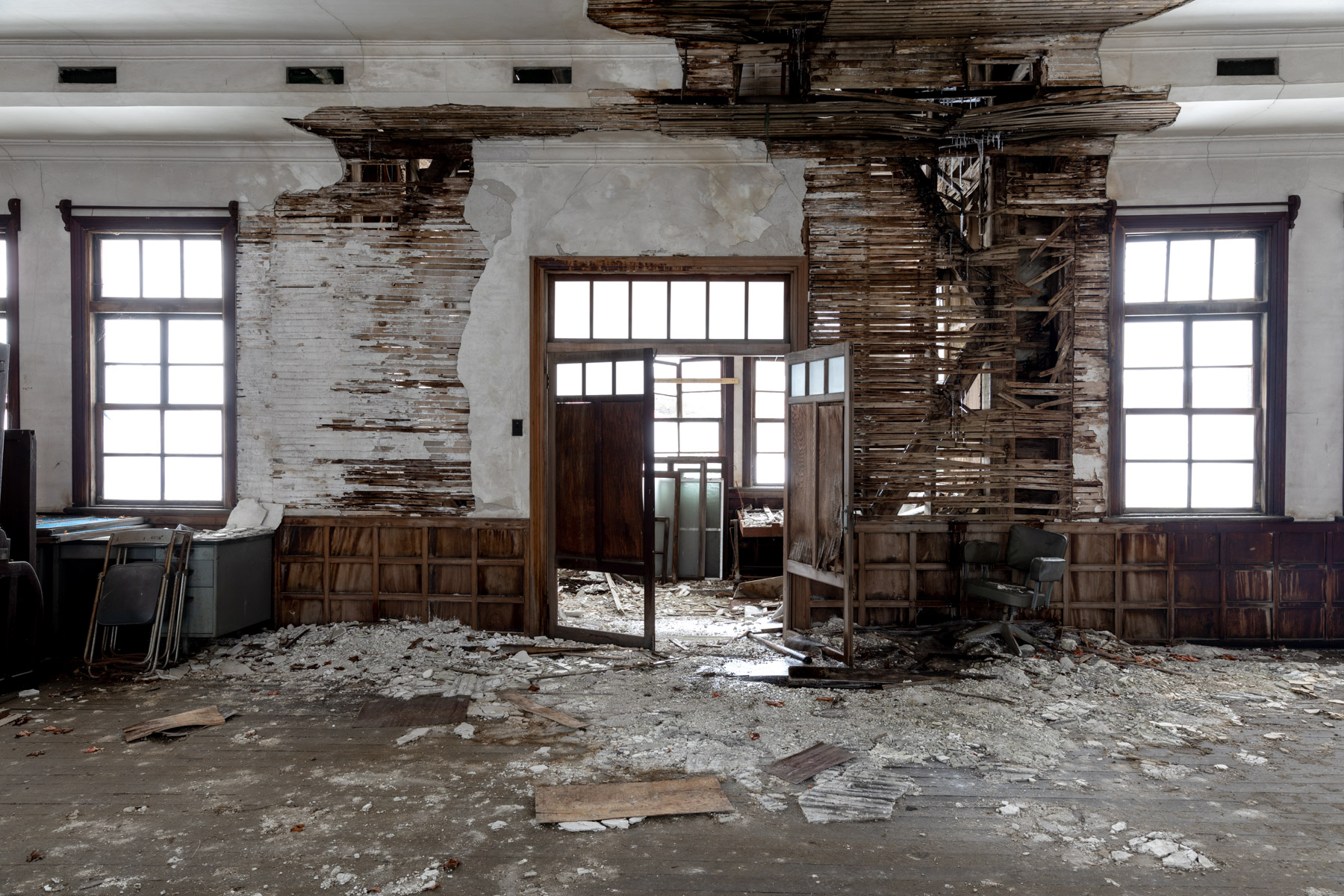 abandoned, akita, factory, haikyo, japan, japanese, ruin, snow, tohoku, urban exploration, urbex, winter