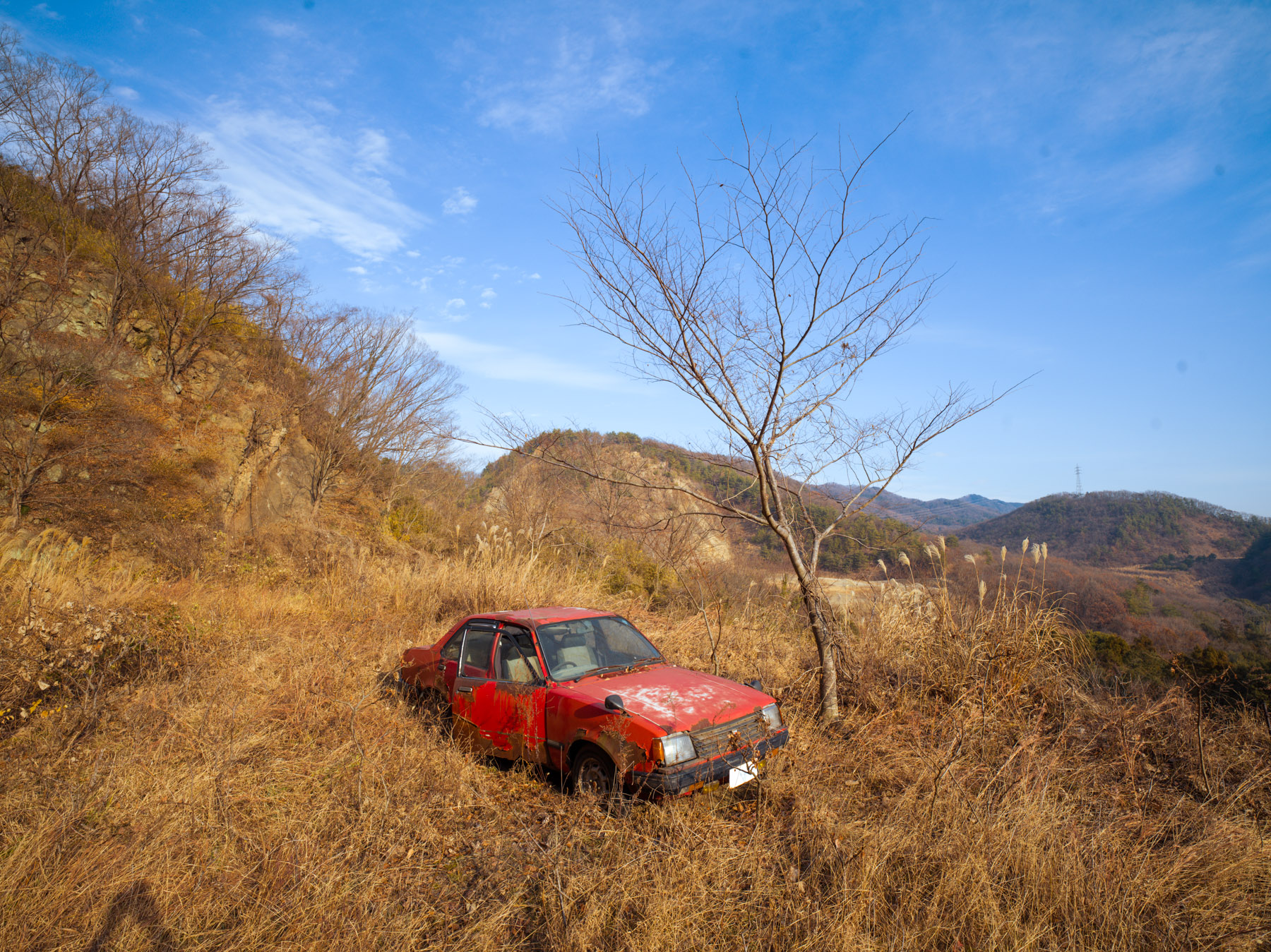 abandoned, autumn, car, haikyo, japan, japanese, kanto, ruin, thing, tochigi, transport, transportation, urban exploration, urbex