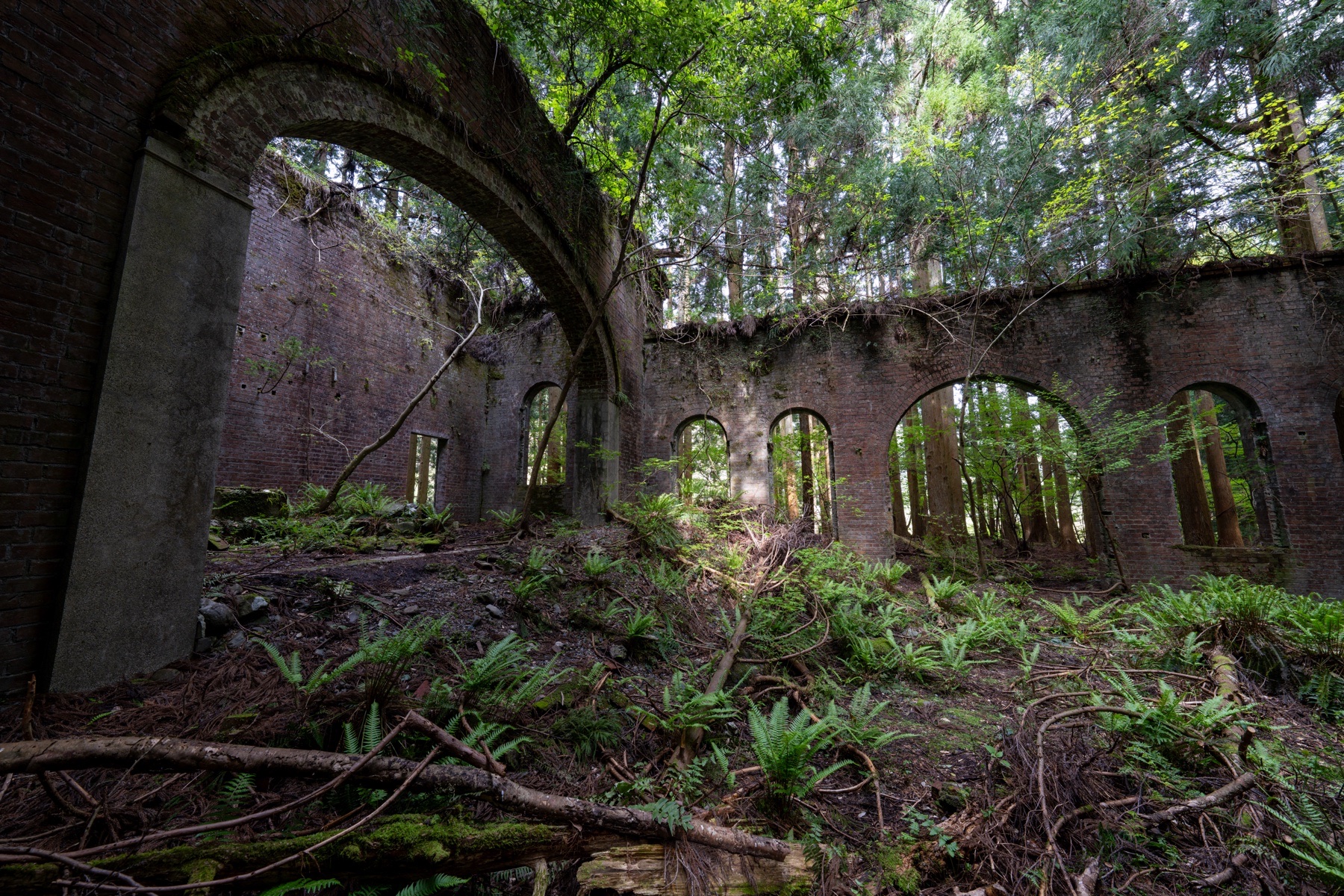 abandoned, brick, factory, haikyo, hydroelectric, japan, japanese, power-plant, ruin, urban exploration, urbex