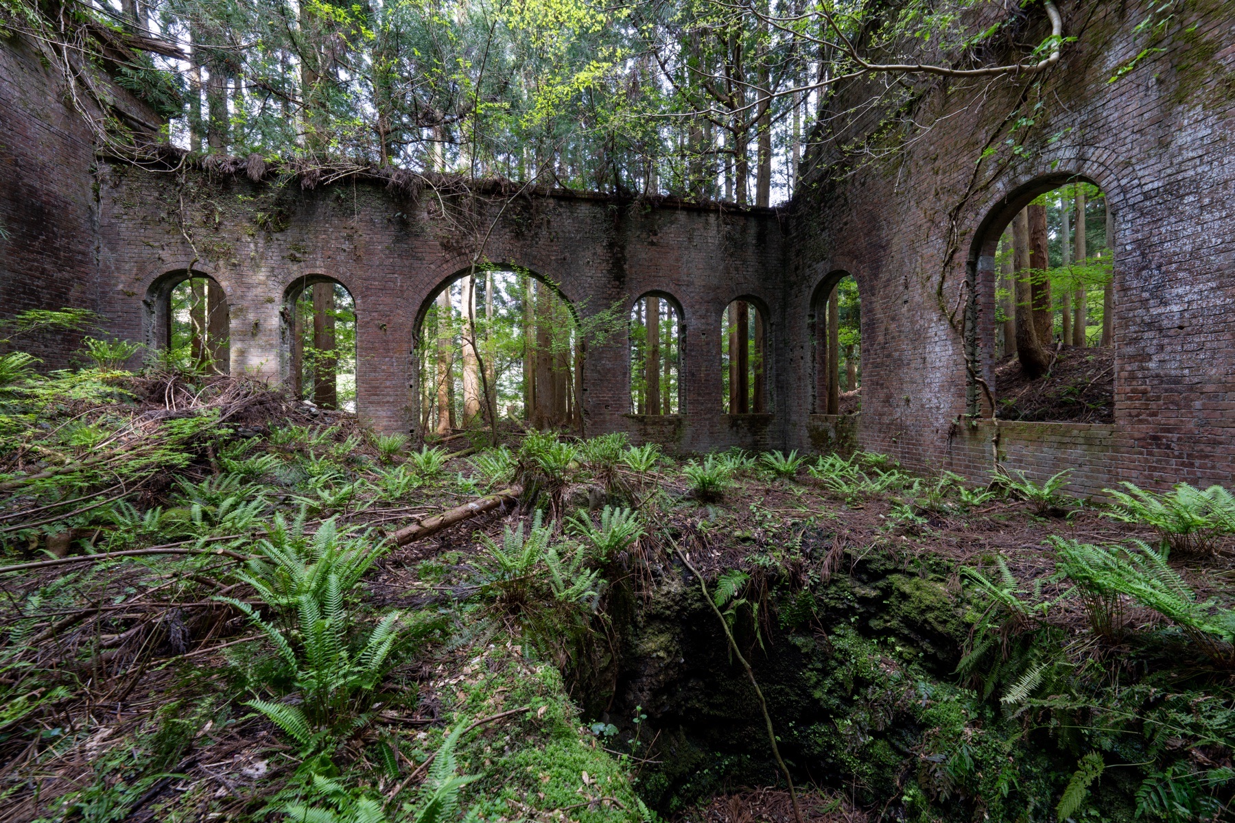 abandoned, brick, factory, haikyo, hydroelectric, japan, japanese, power-plant, ruin, urban exploration, urbex