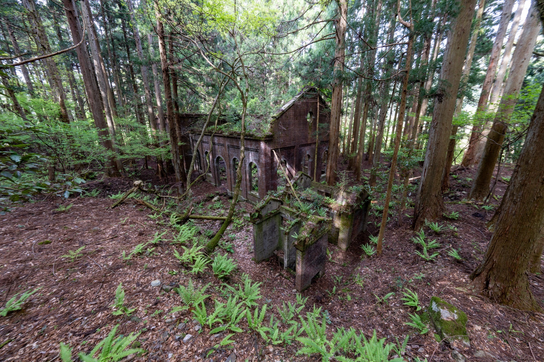 abandoned, brick, factory, haikyo, hydroelectric, japan, japanese, power-plant, ruin, urban exploration, urbex