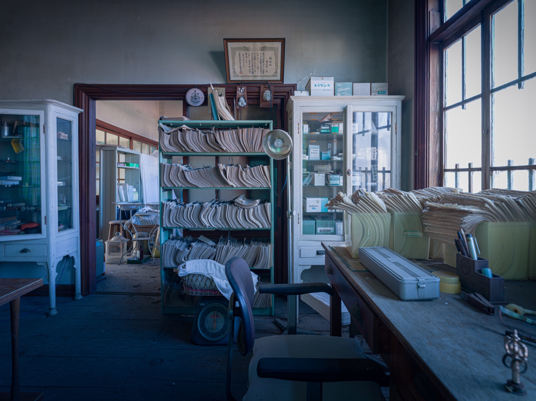 abandoned, clinic, haikyo, hospital, japan, japanese, ruin, urban exploration, urbex, wooden