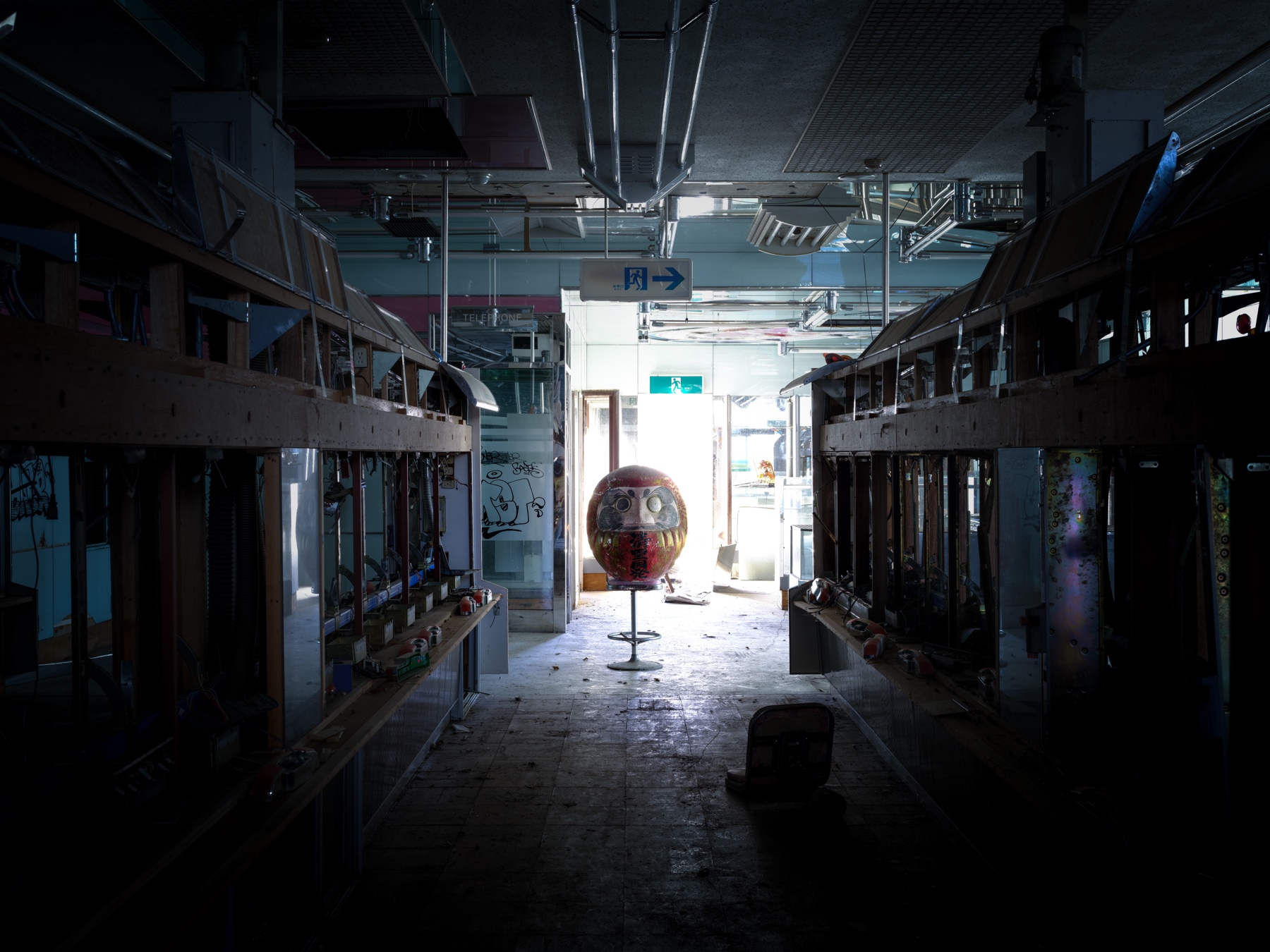 abandoned, entertainment, haikyo, japan, japanese, pachinko, ruin, urban exploration, urbex